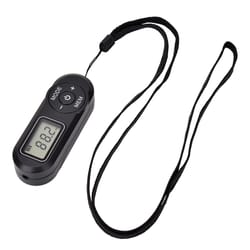 portable mini fm radio digital display fm receiver player with headphones & lanyard