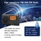 Portable AM/FM Shortwave Radio with Large Digital Display, Sleep Timer, and Alarm Clock Function, Battery Operated