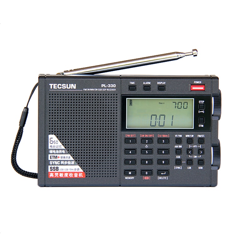 Full Band Portable Radio Receiver with High Sensitivity Multi-Functional and Compact