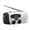 Multifunctional Portable Emergency Radio with Solar & Hand Crank Power Generation