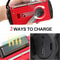 Waterproof Solar Hand Crank Emergency Radio with Power Bank and Flashlight