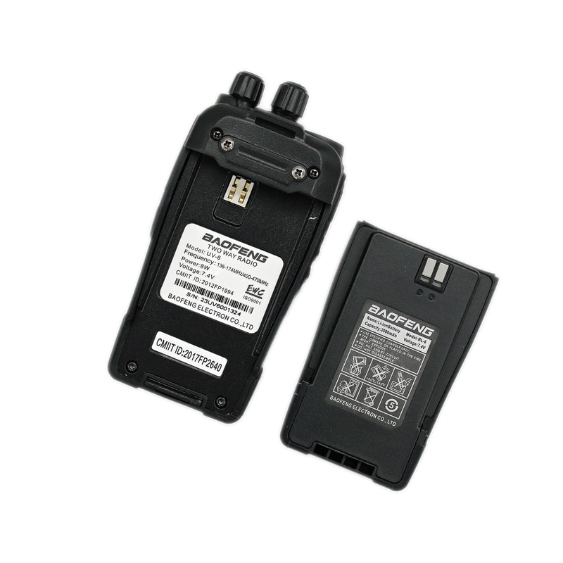 TwoWay Radio Transceiver With PTT Headset For Hiking And Camping 4