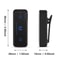 Mini Walkie Talkie Headset Range FM Radio USB PocketSized Interphone 2