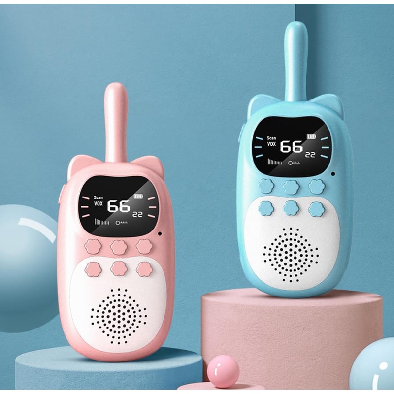 Kids Walkie Talkies Rechargeable Range Fun Communication Toy For Children 0