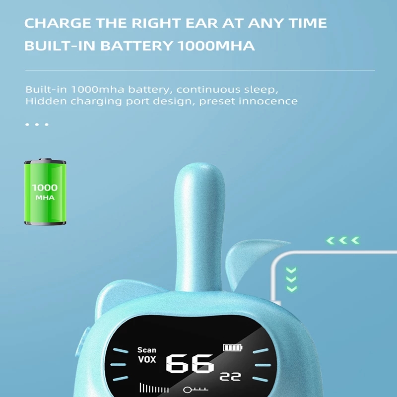 Kids Walkie Talkies Rechargeable Range Fun Communication Toy For Children 1