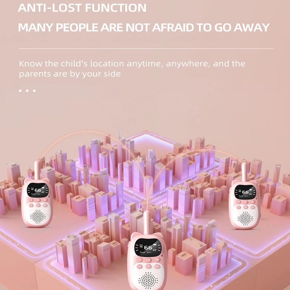 Kids Walkie Talkies Rechargeable Range Fun Communication Toy For Children 3