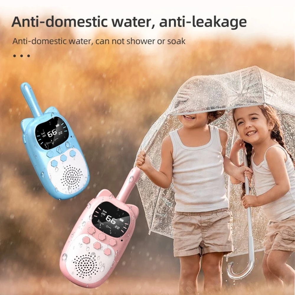 Kids Walkie Talkies Rechargeable Range Fun Communication Toy For Children 5