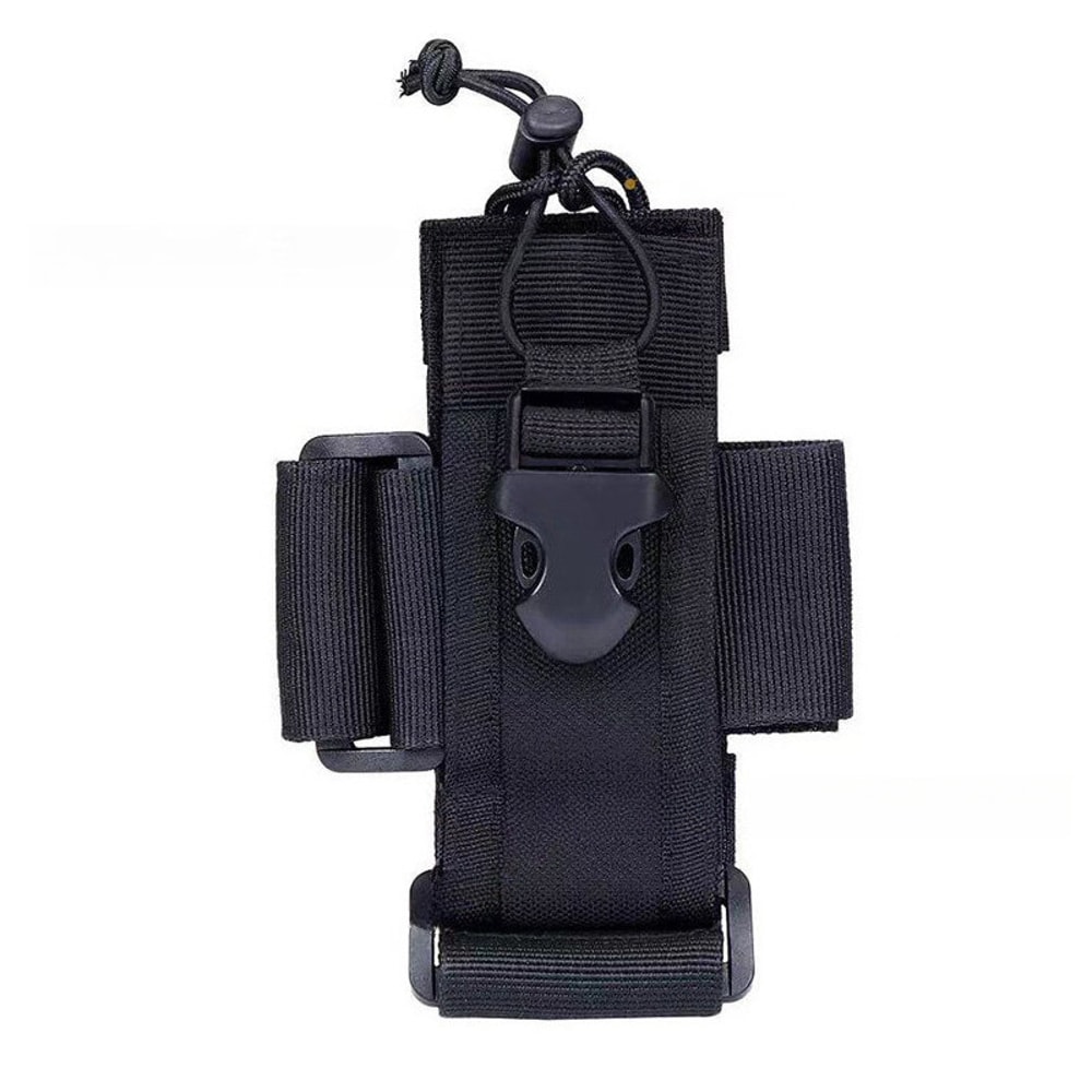 Universal Nylon Walkie Talkie Case Holder Compact Radio Storage Pouch for Outdoor Sports & Travel