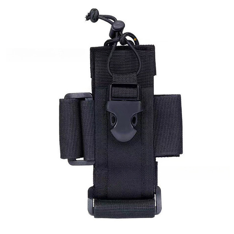 Universal Nylon Walkie Talkie Case Holder Compact Radio Storage Pouch for Outdoor Sports & Travel