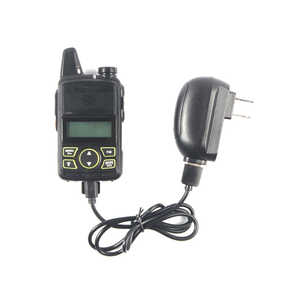 Mini Walkie Talkie USB Rechargeable Handheld Two Way Radio