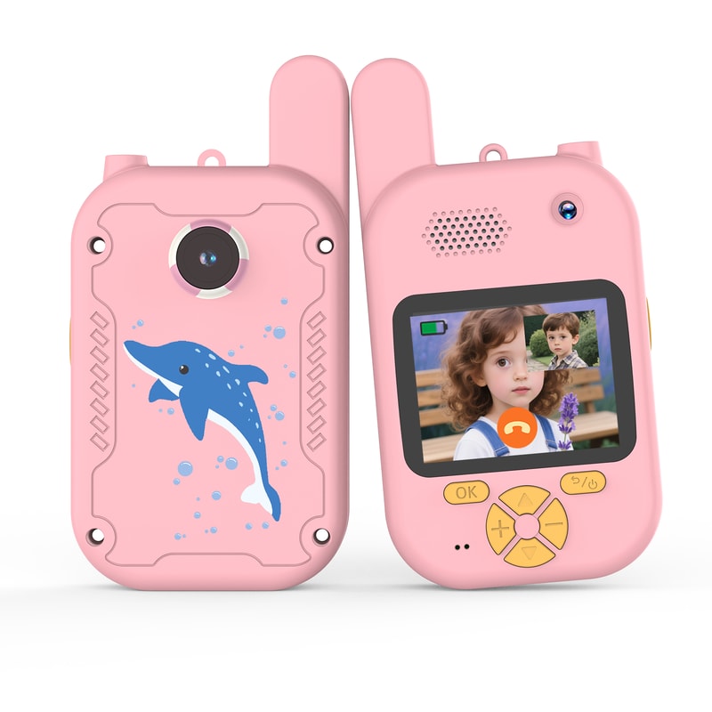 Kids Video Walkie Talkies Rechargeable With Screen For Outdoor Play 7