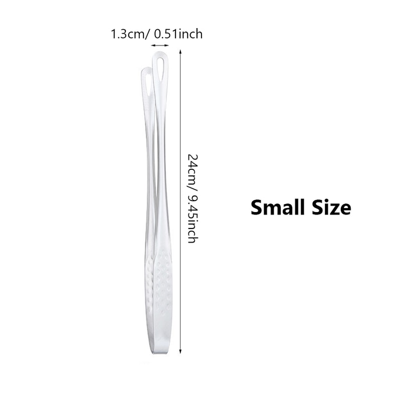 Extra Long Stainless Steel Kitchen Tweezers For Cooking BBQ Grill Tongs For Seafood And Serving 5