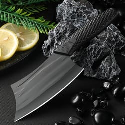 precision edge chef knife stainless steel kitchen knife for slicing and chopping