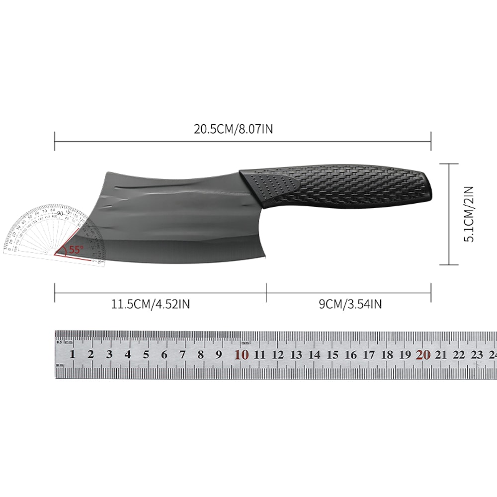 Precision Edge Chef Knife Stainless Steel Kitchen Knife for Slicing and Chopping