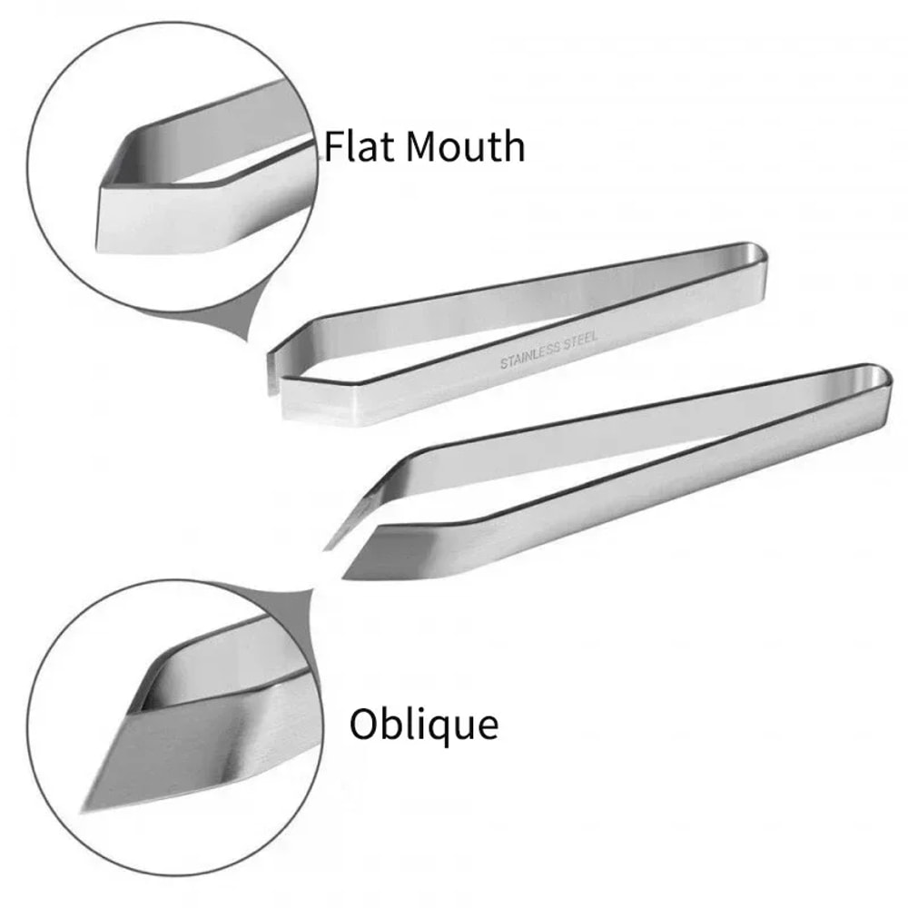 Stainless Steel Fish Bone Tweezers Precision Fish Bone Remover Tool