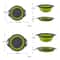 Collapsible Fruit and Vegetable Washing Basket Silicone Folding Drain Colander