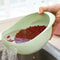Food Grade Rice Washing Bowl Vegetable Washing Basket Kitchen Colander