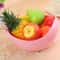 Food Grade Rice Washing Bowl Vegetable Washing Basket Kitchen Colander