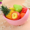 Food Grade Rice Washing Bowl Vegetable Washing Basket Kitchen Colander