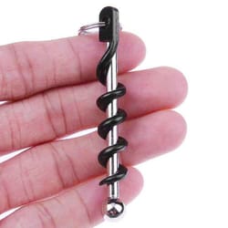 mini keychain wine opener portable stainless steel corkscrew