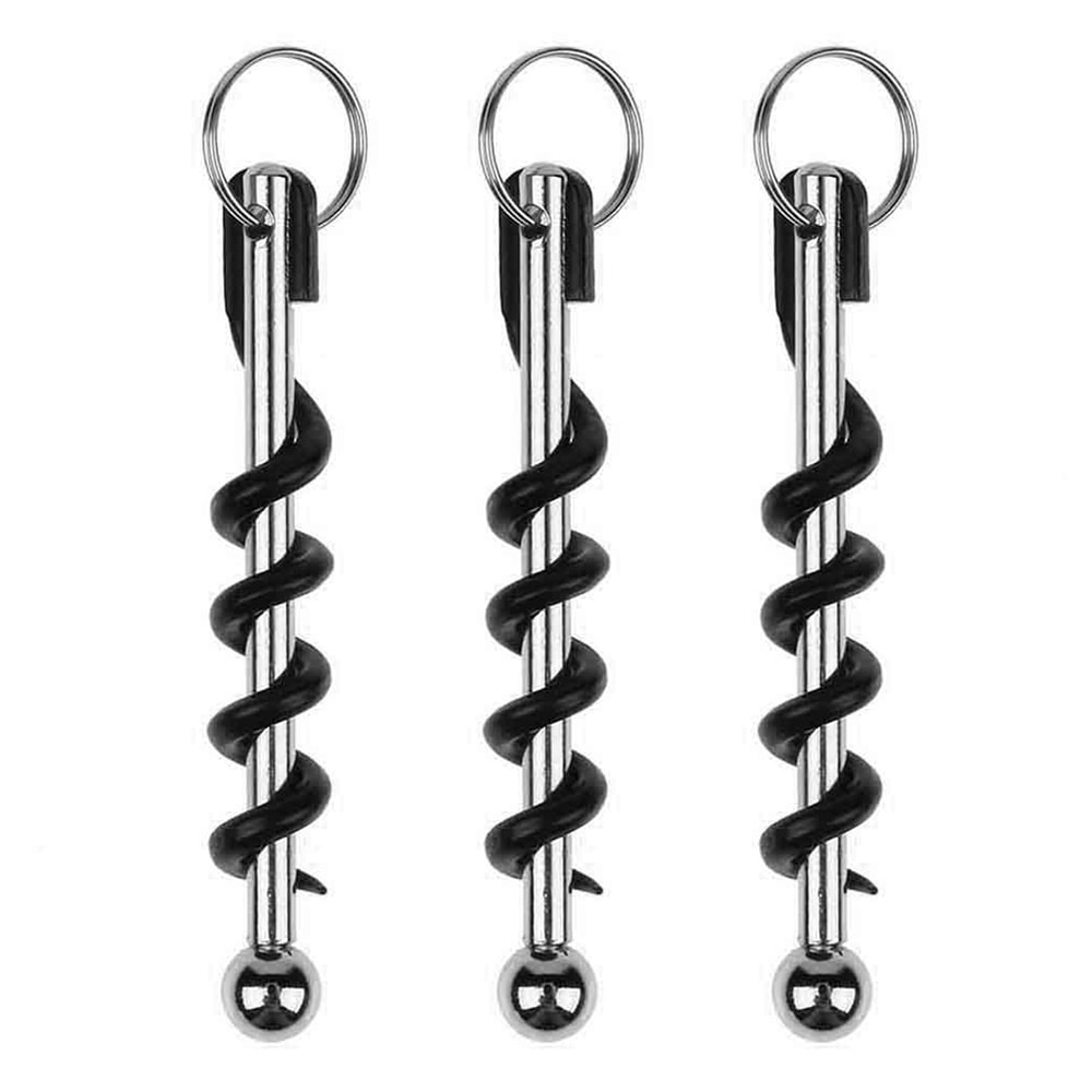 Mini Keychain Wine Opener Portable Stainless Steel Corkscrew 7