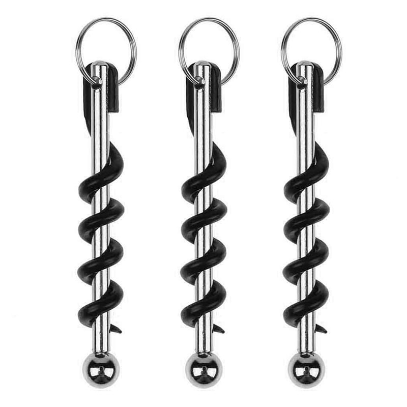 Mini Keychain Wine Opener Portable Stainless Steel Corkscrew 7