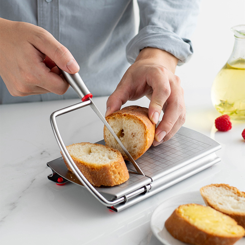 Stainless Steel Cheese Slicer With Scale For Butter And Ham 2
