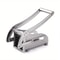 French fry cutter and potato slicer in stainless steel