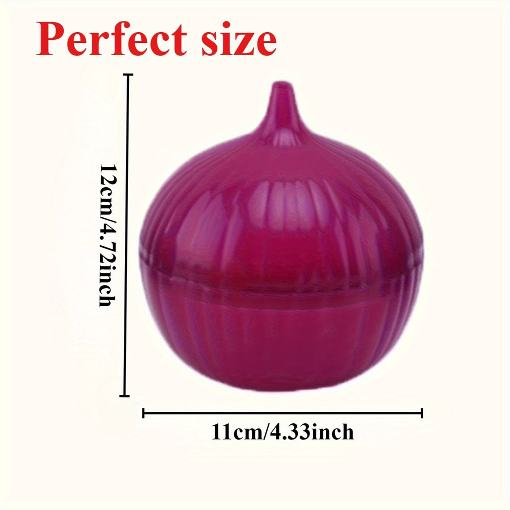 Lemon Onion Produce Saver Container Set For Fridge Reusable FlipTop Food Keepers 3