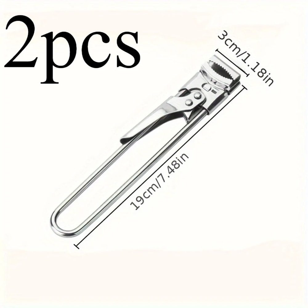 Adjustable Stainless Steel Jar Opener for Weak Hands and Bottle Lids