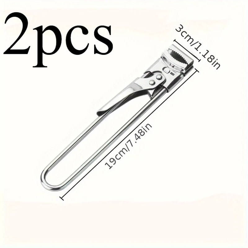 Adjustable Stainless Steel Jar Opener for Weak Hands and Bottle Lids