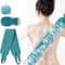 Exfoliating Body Scrubber Set With Back Scrubber Bath Glove And Shower Loofah 0