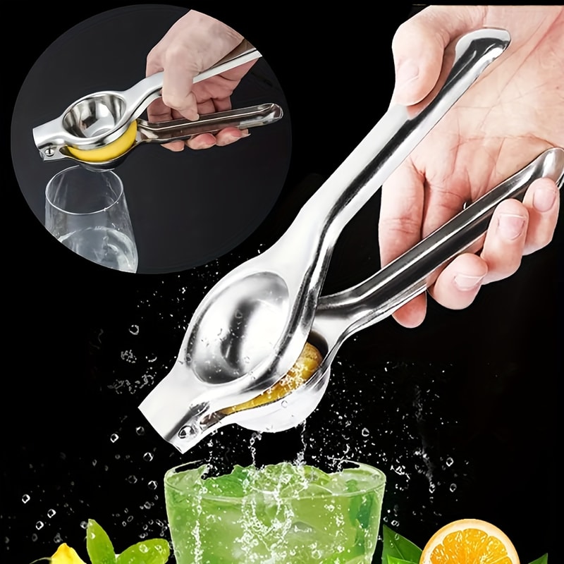 Stainless Steel Manual Lemon Juicer Efficient Citrus Press For Home Commercial Use 3