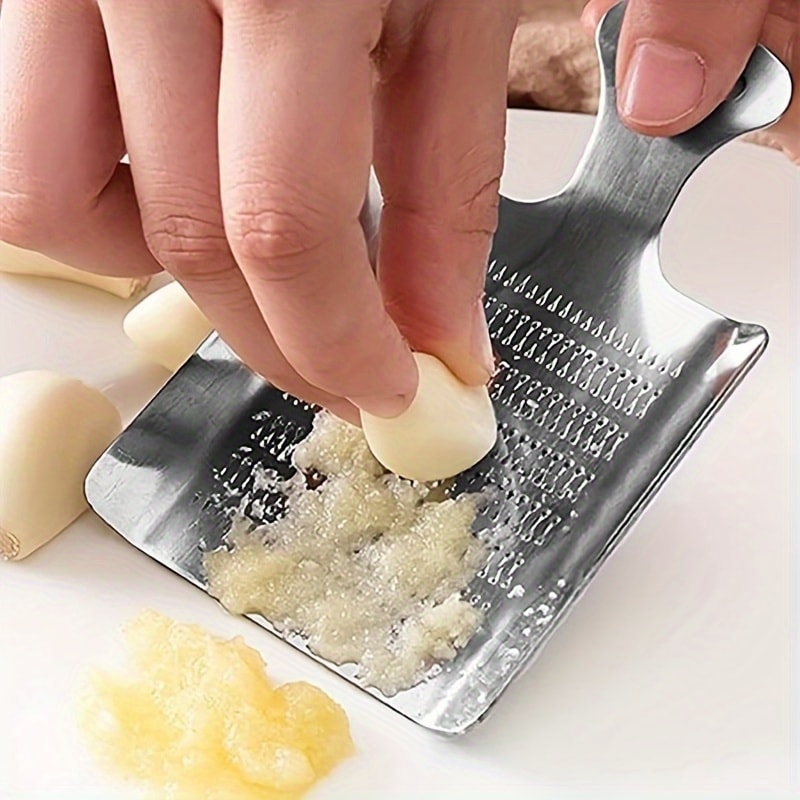 Stainless Steel Garlic Ginger Grater Plate For Fast Fresh Prep 1