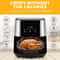 Square Silicone Air Fryer Liner With Handles Reusable Non Stick Baking Pan 1
