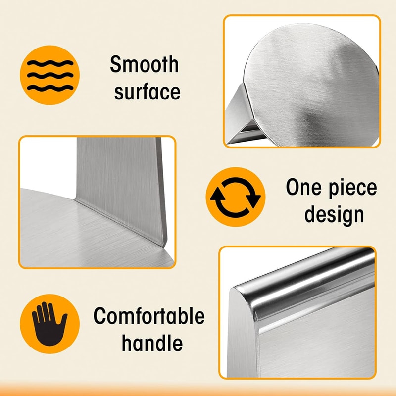 Stainless Steel Burger Press For Even Patties And Smash Burgers 2