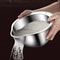 Stainless Steel Rice Washing Bowl with Side Drainers for Rice, Quinoa and Veggies