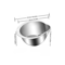 Stainless Steel Rice Washing Bowl with Side Drainers for Rice, Quinoa and Veggies