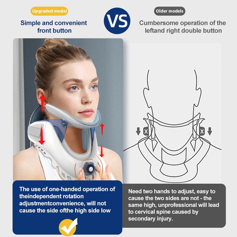 Cervical Neck Traction Device For Neck Pain Relief And Adjustable Support 2