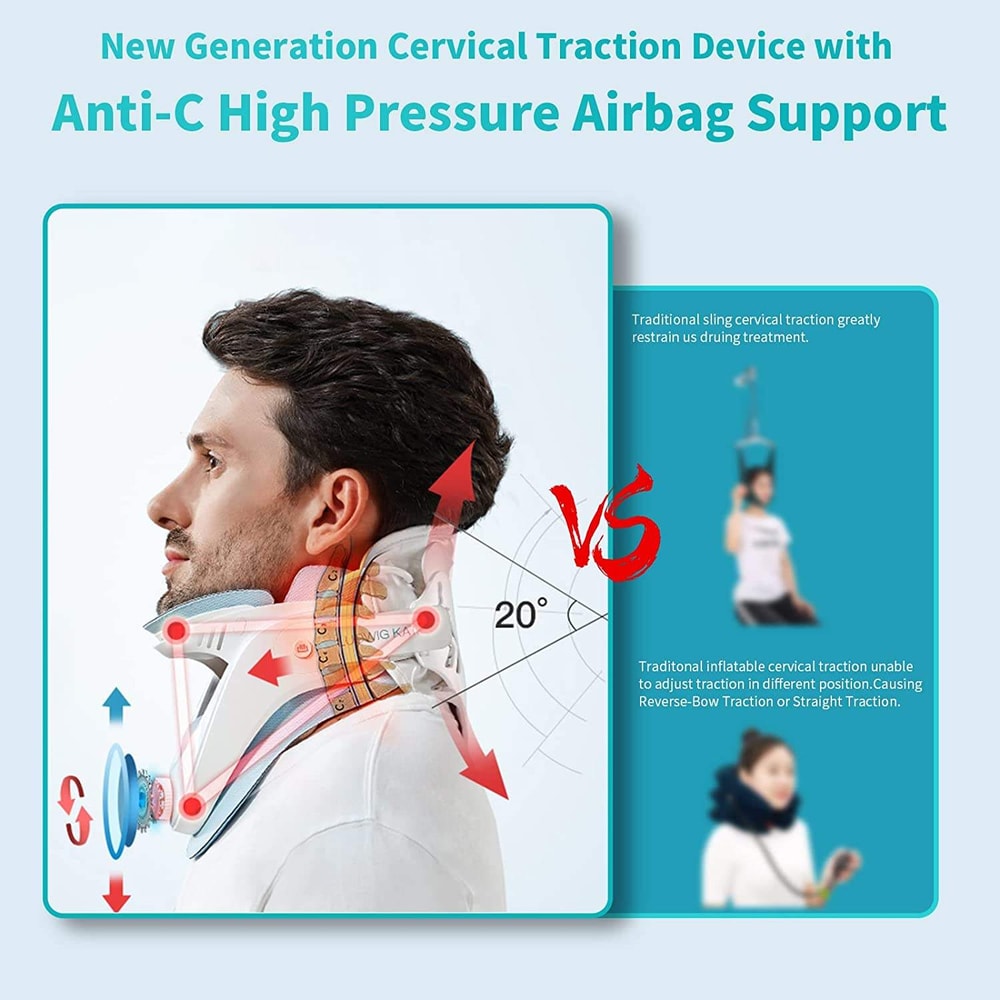 AirLift Neck Stretcher Cervical Traction Device for Neck Pain Relief