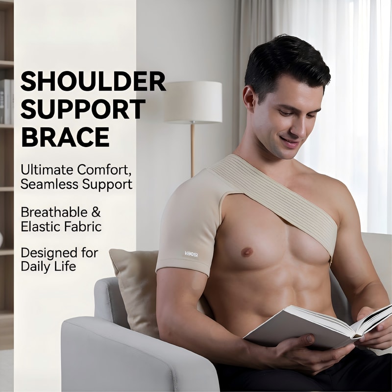 Adjustable Shoulder Brace For Rotator Cuff Support And Sports Recovery 5