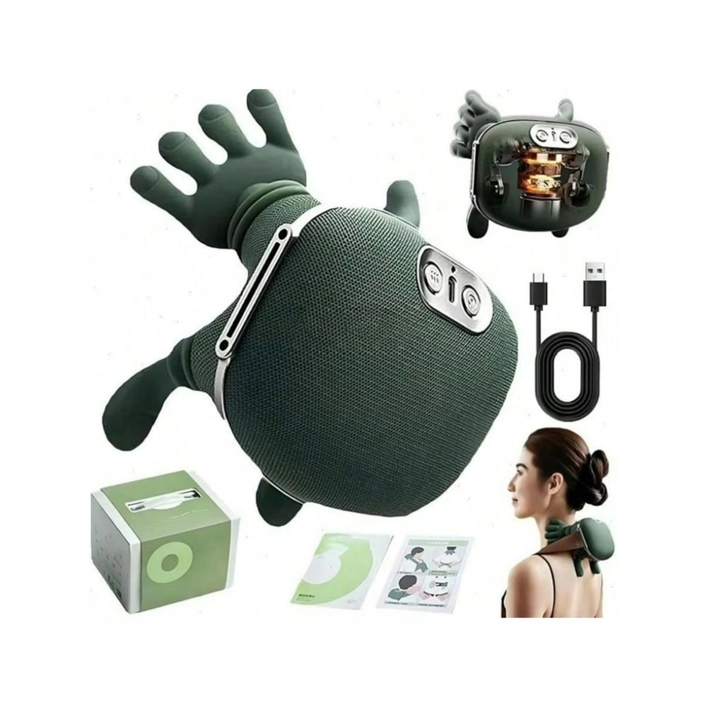 Cordless Heated Neck and Shoulder Massager with Deep Tissue Kneading