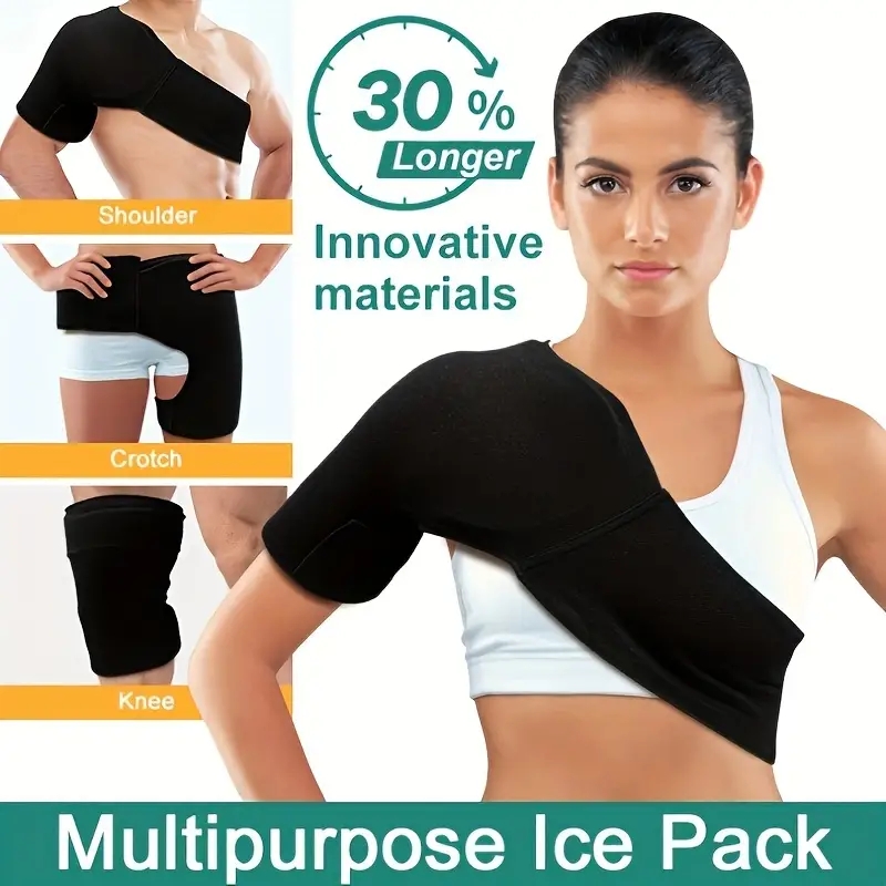 Adjustable Shoulder Ice Pack Wrap For Knee And Hip Relief 2
