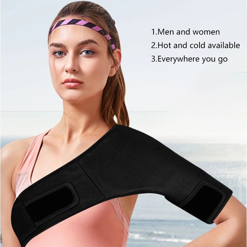 Adjustable Shoulder Ice Pack Wrap For Knee And Hip Relief 4