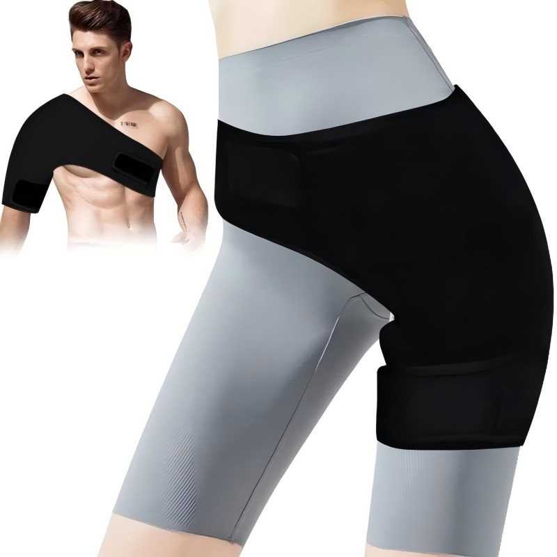 Adjustable Shoulder Ice Pack Wrap For Knee And Hip Relief 0