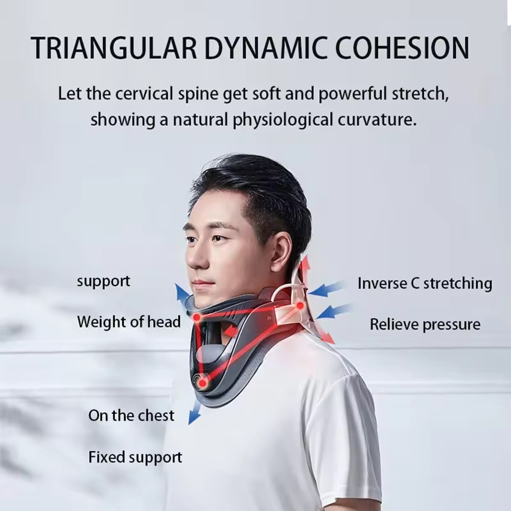 Airbag Neck Traction Device For Cervical Neck Relief At Home And Office 1