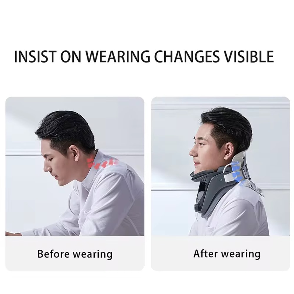Airbag Neck Traction Device For Cervical Neck Relief At Home And Office 2