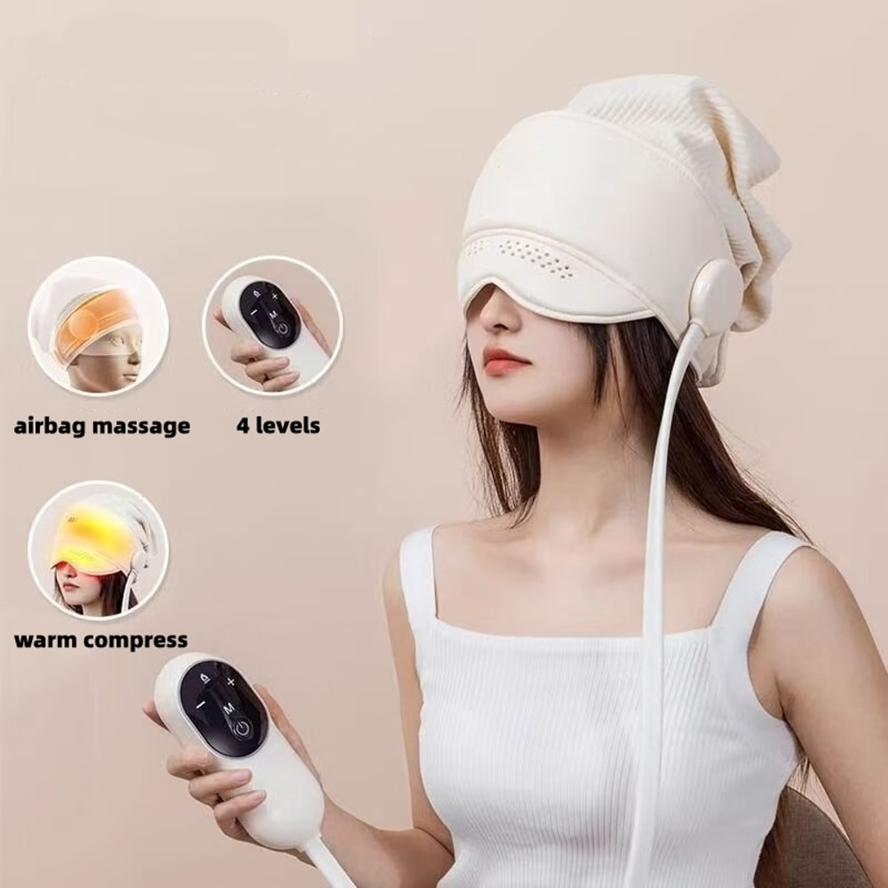 Rechargeable Electric Head And Eye Massager With Heat For Stress And Headache Relief 3