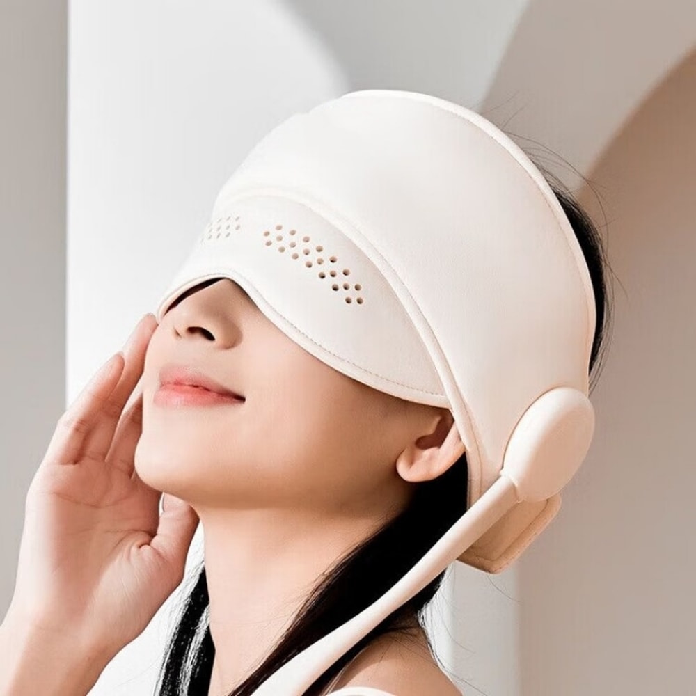 Rechargeable Electric Head And Eye Massager With Heat For Stress And Headache Relief 2