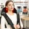 Neck Massager with Heating & Kneading Heads, Intensity Levels for Ultimate Pain Relief